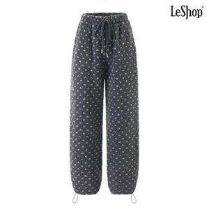 [르샵]양털 시어링 패턴 허리 밴딩 팬츠 (DP4TA009A)