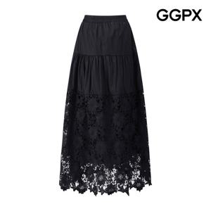 [지지피엑스]하프 레이스 밴딩 스커트 (GP6SK014F)