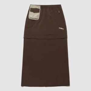 엄브로반바지 LQC UQ122CSK12-BRW 웨이파인더 우먼스 배색 트랜스폼 스커트 / BROWN