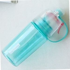 등산 용품 시원한 분사형 스프레이 텀블러 소형 블루