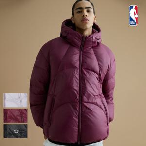 [엔비에이]남녀공용 오버핏 립스탑 후드 RDS 오리털패딩 덕다운 554DDW031