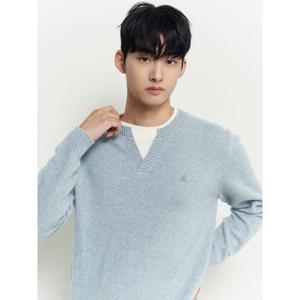 [빈폴멘] 레이어드넥 니트 라이트 그린 (BC5951C33L)