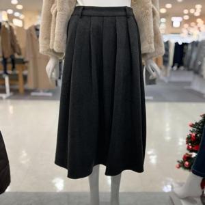 SOUP sh06 멜로우 윈터 뒷밴딩 주름 스커트 DBBSRT1