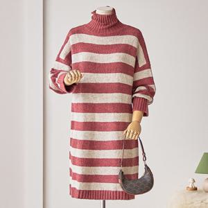 [커스텀에이블] 단가라 소프트 니트 원피스_T2512OP625D