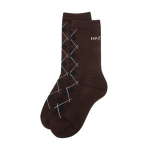 헤지스골프  브라운 여성 아가일 크루 삭스(HWSS5F605W3)