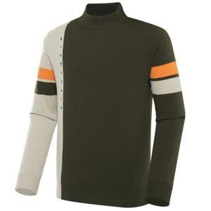 [와이드앵글]남성 CO 컬러블럭 하프넥 스웨터 WMW23K13K7