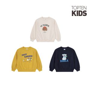 [탑텐키즈]남아) 버비 더블니트 그래픽 스웨트셔츠(MKF1TR1101)