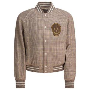 25FW 알렉산더 맥퀸 봄버 자켓 with a 체크 pattern 827398QUACY9238 TP565418022