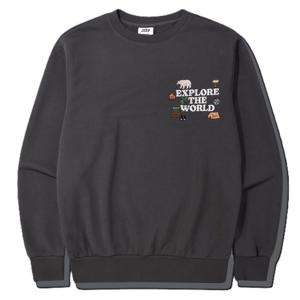 [지프](남여공용)베어 레터링 맨투맨(JQ4TSU824)