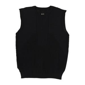 릭오웬스 라운드넥 리브 헴 니트 조끼 RU01F2617 KWVH09