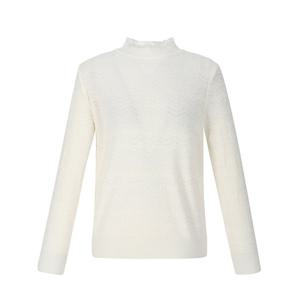 [숲]하이 레이스넥 크로쉐 긴팔니트 SBBLK30