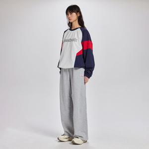 [리복]와이드핏 기모 스웨트 팬츠 - 멜란지 그레이 REPA5FN43G2