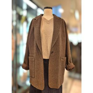 [ZOOC]쥬크 울 블렌디드 드랍 숄더 싱글자켓 (Z254MSF015)