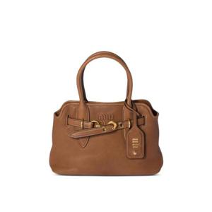 미우미우 아방튀르 레더 숄더 백 5BA292VOON2BBL