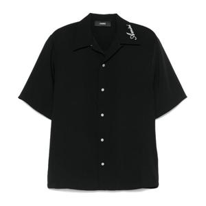 아미리 버튼 패스너 캠프 칼라 반팔 셔츠 AMSTCA1127 001