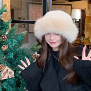 퍼 겨울모자 풍성한 4컬러 털모자 여자 방한모자