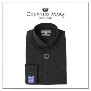 [카운테스마라(셔츠)]기모 저지 솔리드 버튼다운 캐주얼 남방 P_CDHU4C2103K0