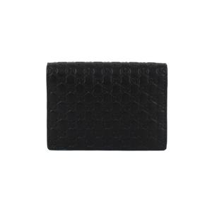 구찌 마이크로씨마 플랩 카드지갑 블랙 544474