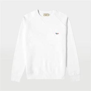 메종키츠네 트리컬러 폭스 패치 남녀공용 스웨트셔츠 AM00302KM0