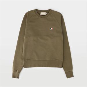 메종키츠네 트리컬러 폭스 패치 스웨트셔츠 FW00342KM0001 KH