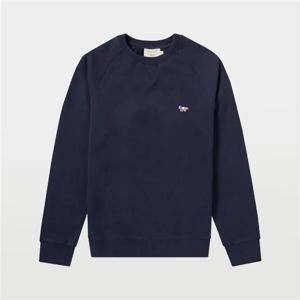 메종키츠네 트리컬러 폭스 패치 남녀공용 스웨트셔츠 AM00302AT1