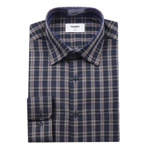 [레노마(셔츠)]멜란 중체크 긴소매 일반핏셔츠 RPWSG0032NY