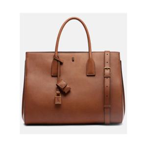 생로랑 Sac De Jour 라지 레더 토트 백 P01133833