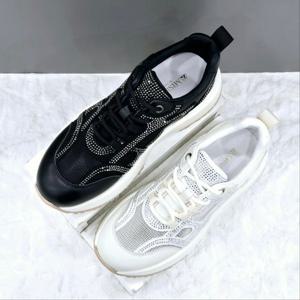 [탠디]블링 포인트 여성스니커즈 X2HS50GD60 WHITE BLACK 2DC JJ