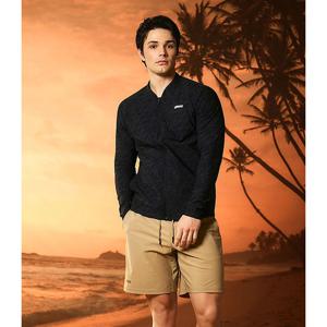 아레나  아리스 레귤러핏 집업 래쉬가드 (A6SM1RR02BLK)