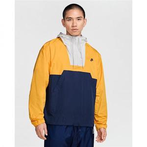 나이키 클럽 남성 마리나 아노락 풀오버 - 유니버시티 골드미드나이트 네이비포톤 더스트미드나이트 네이비 HJ1958-739 270531