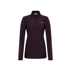 아이더 JACQUARD U (자카드 U) 여성 긴팔 짚업 티셔츠_Plum DWU25210M6 282516