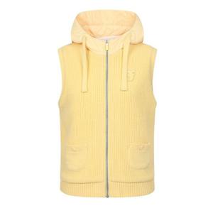 [팬텀]겨울 여성 하이브리드 후드 집업 니트 베스트 / 221E4SV10