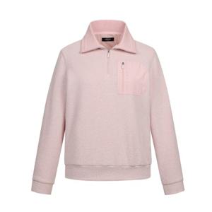 [팬텀]겨울 여성 우븐 포켓 방풍 반집업 긴팔 티셔츠 / 221E4TH3