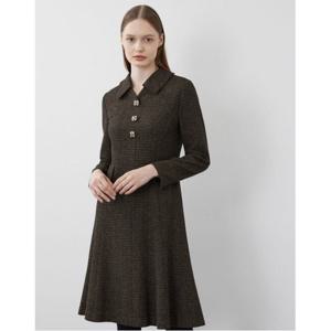 [올리비아로렌][비밀특가] 체크 A라인 원피스__VOCOA3W9211