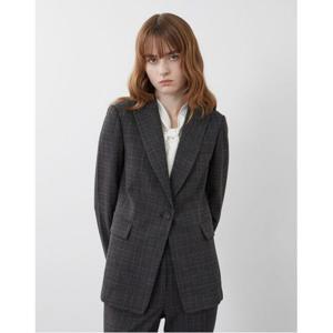 [올리비아로렌][비밀특가] 체크 슬림핏 원버튼 자켓__VOCGA3W911