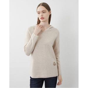 [올리비아로렌][비밀특가] 알파카 블렌드 후드 니트_VVCBL3W9471