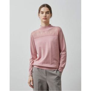 [올리비아로렌][비밀특가] 반넥 레이스요크 풀오버_VOBBL4W9211