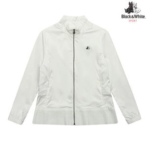 [블랙앤화이트] 여성 봄 사파리 밑단 플리츠 점퍼 1122LAGX_WHITE