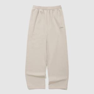 M 엄브로바지 CQK UQ122CFP29-OBE 레이트 체크아웃 우먼스 와이드 조거 2WAY 팬츠 OATMEAL BEIGE