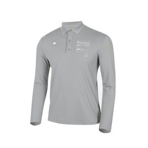 [다이나핏] YMW24217C1 남성 부드러운 기모 SPONSOR (스폰서) 긴팔 카라 폴로티 HJDMLT