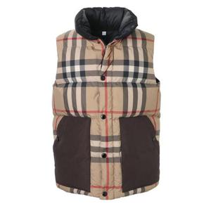 24SS KENWICK 체크 패딩조끼 아카이브베이지 8044182