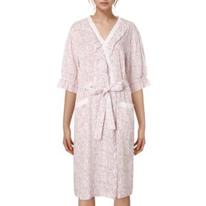 [바바라(언더웨어)]인견 크레이프 나염 가운 AGW4601R