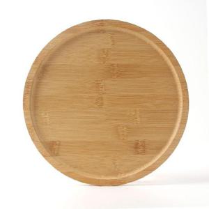 키친몰 대나무 원형 우드트레이(25cm) 원형쟁반