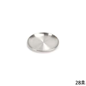 스테인레스 업소용 다용도 원형접시 28호 28cm