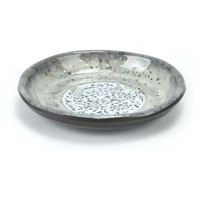 업소용 멜라민 플라워 퓨전구프 원형접시 7호