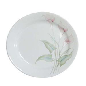 코렐 백합 원형 접시(중)플레이팅 디저트 도자기 꽃