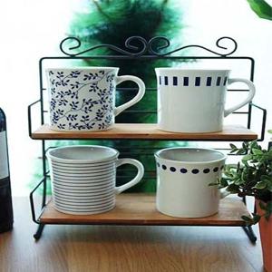 인디고블루 컬러로 프린팅한 레티나 머그 4style