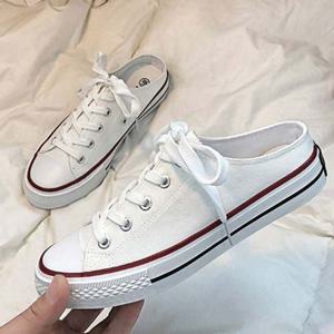 쿨샵 간편 외출 캔버스 스니커즈 뮬블로퍼 운동화뮬