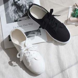 여성 운동화 단화 깔끔한 베이직 캐쥬얼 스니커즈