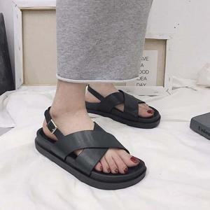 X자 샌들 여자신발 여름신발 편한캐주얼 데일리슈즈